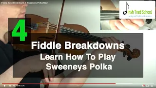 Fiddle Tune Breakdown 4:  Learn How To Play Sweeney's Polka - Free Music Notation