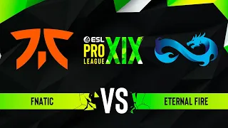 fnatic vs. Eternal Fire - Map 2 [Inferno] - ESL Pro League Season 19 - Group A