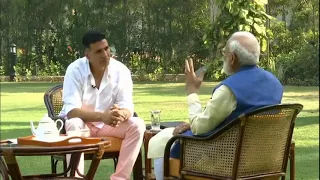 PM Shri Narendra Modi in conversation with Akshay Kumar