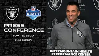 Tom Telesco Presser - Day 2 Recap | 2024 NFL Draft | Raiders