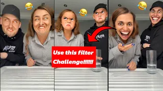 Use this filter CHALLENGE!!!!!!!😂🤣try Not to laugh TIKTOK COUPLE FILTER CHALLENGE 😂🤣
