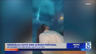 Stunning meteor lights up the sky over Europe