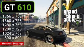 GT 610 | GTA V fps Test | GTA 5 Gaming Test | Grand Theft Auto V | i5 3470 | 8gb Ram