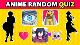 Anime Random Quiz ( Eyes, Sillhouette, Uniform, Alive Or Dead, Laugh, etc )