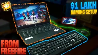 1 Lakh Rs Gaming Setup For YouTube || Freefire ||Gaming with Raahim