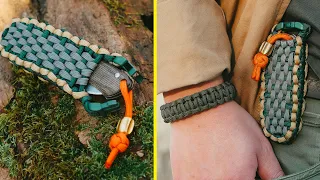 CONSTANT Companion! Paracord Swiss Army Knife Slipjoint Belt Pouch TUTORIAL