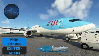 🔴 MSFS 2020 | VATSIM | PMDG 737-800 | Exeter - Genoa