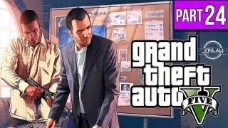 Grand Theft Auto 5 Walkthrough - Part 24 F.I.B. ESCAPE - Lets Play Gameplay & Commentary GTA 5