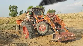Best Extremely Dangerous Tractor Driver Fail! Idiots Tractor Driver work Fail & Tractor Stuck In Mud