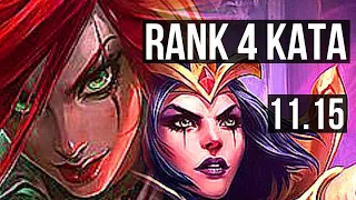 KATARINA vs LEBLANC (MID) | Rank 4 Kata, Quadra, 500+ games, Legendary | NA Challenger | v11.15