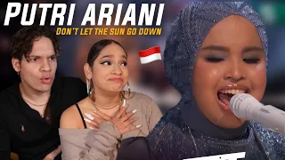 An AGT  Winning Performance! Waleska & Efra react to Putri Ariani Don't Let The Sun Go Down On Me