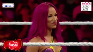 Sasha Banks And Paige VS Charlotte And Dana Brooke WWE Raw 06 27 16 Sasha Banks WWE 360 HD