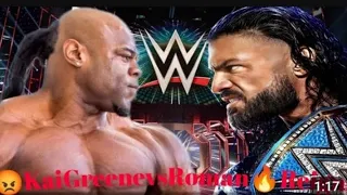 Roman Reigns vs Kai Greene Full match in Monday Raw #wweraw #wwe2k22 #romanreings #kaigreen @WWE