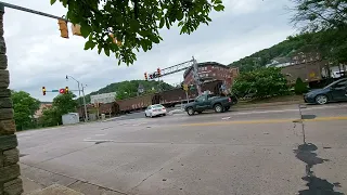 Amtrak 29 Capitol Limited Departing Cumberland on 14-08-22