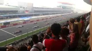Roaring V8 Engines - Formula One (F1 Indian Grand Prix 2013)
