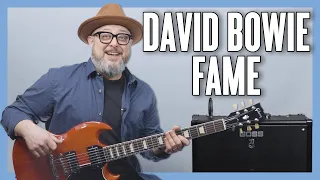 David Bowie Fame Guitar Lesson + Tutorial