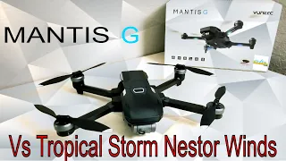 Yuneec Mantis G vs Tropical Storm Nestor Winds - Is it Stable?