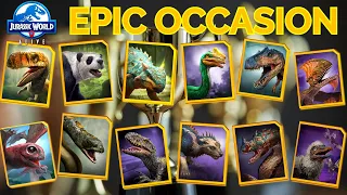 Jurassic World Alive's Epic Occasion Week ~ April 24th to April 30th