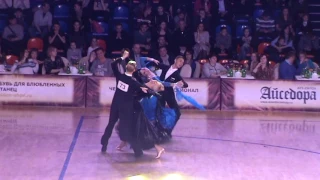 WDSF World Open Standart 1/4 Foxtrot Matteo Del Gaone - Ekaterina Utkina