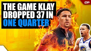 The Game Klay Thompson Dropped 37 Points...In ONE QUARTER | Clutch #Shorts