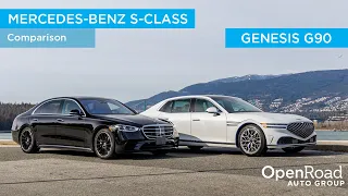 Comparing the Mercedes-Benz S-class against the Genesis G90, Luxury Flagships | OpenRoad Auto Group