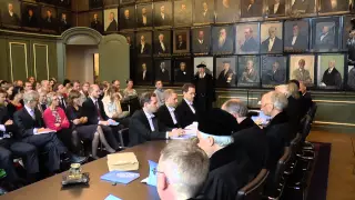PhD defence ceremony in the Senate Room