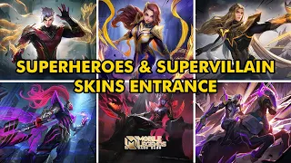 ALL DAWNING STARS & ABYSS SKINS ENTRANCE | MOBILE LEGENDS 2024