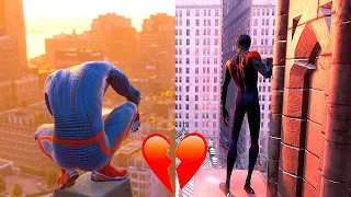 Peter Parker Gets His Heart Broken Vs Miles Morales Gets Heart Broken - Spider Man Ps5 Miles Morales