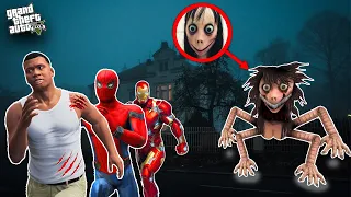 MOMO GHOST Vs SHINCHAN In GTA 5 (Horror Mod)