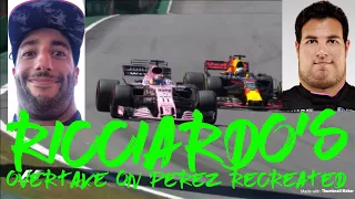 Ricciardo’s overtake on Perez at Brazil recreated