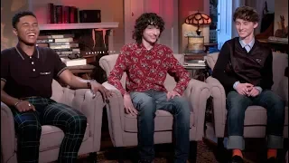 IT CHAPTER TWO interviews - Wolfhard, Hader, Chastain, Grazer, Muschietti, Lillis, Jacobs, Martell