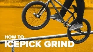 Как сделать айспик грайнд на BMX (How to icepick grind BMX)