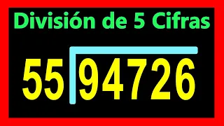 ✅👉Divisiones de 5 cifras en el dividendo y 2 en el divisor