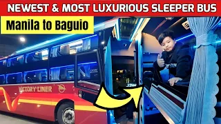 NEWEST & MOST LUXURIOUS SLEEPER BUS 2023 MANILA TO BAGUIO  | Victory Liner's ROYAL CLASS bus