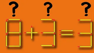Matchstick Puzzle (31)| Move Only 1 stick to make equation correct