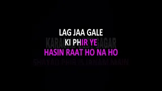 Lag Ja Gale Karaoke | Unplugged | Shreya Ghoshal