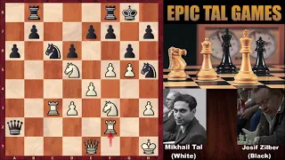 Mikhail Tal vs Josif Israel Zilber - Riga (1953)