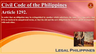 Civil Code of the Philippines, Article 1292