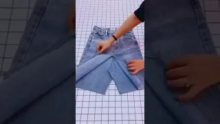 DIY jeans recycling | Alteration of old clothes | sewing for beginners| Svet sewing