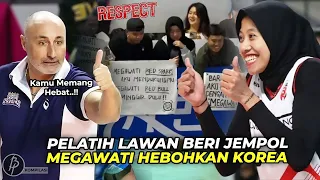 Dipuji Pelatih Lawan Dihormati Korea..!! Respect Momen Megawati Hangestri Srikandi Voli Indonesia