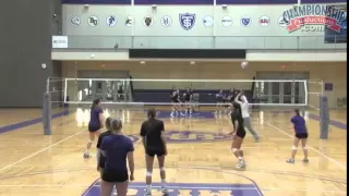 Work on Aggressive Serves and Accurate Digs at the Same Time! - Volleyball 2015 #9