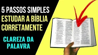 Estudo Bíblico: Siga esses 5 Passos Simples e Faça o Estudo Bíblico Claro e Correto (GARANTIDO)