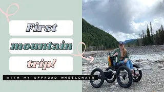 First Mountain Adventure with my Off-road wheelchair