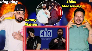 REACTION ON : 410 (OFFICIAL VIDEO) SIDHU MOOSE WALA | SUNNY MALTON | GOLD MEDIA | REACT HUB