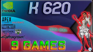 *NVIDIA Quadro K620 in 9 GAMES   | 2023