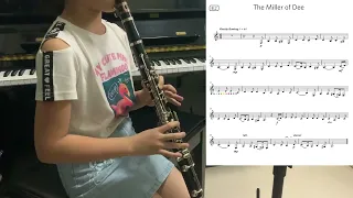 The Miller of Dee with Bb Clarinet Sheet Music (ABRSM Grade 2)|單簧管 英國皇家音樂院 第二級 考試樂曲| 獨奏 | 附曲譜