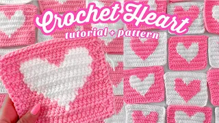 Crochet Heart Tutorial // How to Crochet a Heart