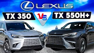2024 Lexus TX 350 VS. 2024 Lexus TX 550H+: Ultimate Showdown of Luxury SUVs!
