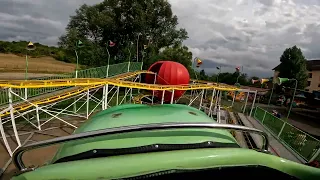 La Pomme Onride - Didiland Parc D'Attractions - Wurmachterbahn im Mitfahrvideo