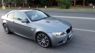 BMW M3 e92 burnout donuts drift